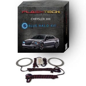 Chrysler 300 2011-2016 Blue LED Halo Headlight Kit