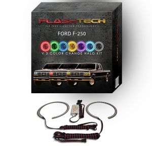 Ford 250 /Ford F350 V.3 Fusion Color Change LED Halo Headlight Kit 1992-1997