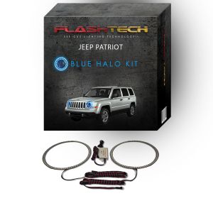 Jeep Patriot 2007-2010 Blue LED Halo Headlight Kit