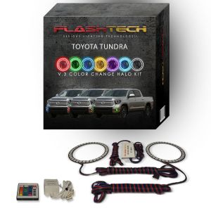 Toyota Tundra 2014-2015 V.3 Fusion Color Change LED Halo Fog light Kit with IR Remote