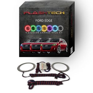 Ford Edge V.3 Fusion Color Change LED Halo Headlight Kit 2011-2014