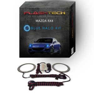 Mazda RX8 2004-2008 Blue LED Halo Headlight Kit