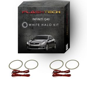 Infiniti Q40 White LED Halo Headlight Kit 2014-2015