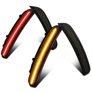 2015 + DODGE CHALLENGER FLASHTECH LED SIDEMARKER SET SMOKED
