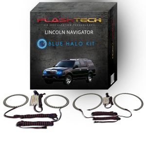 Lincoln Navigator 1998-2002 Blue LED Halo Headlight Kit