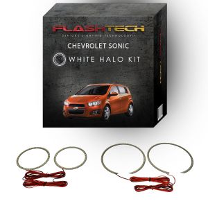 Chevrolet Sonic White LED Halo Headlight Kit 2012-2016