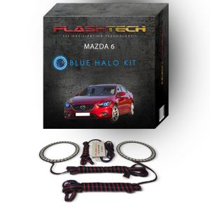 Mazda 6 2014-2015 Blue LED Halo Headlight Kit