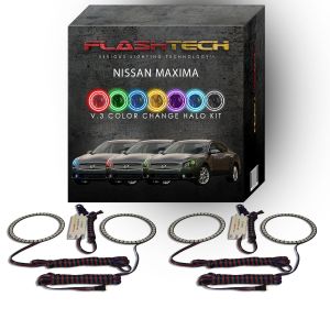 Nissan Maxima V.3 Fusion Color Change LED Halo Headlight Kit 2009-2014