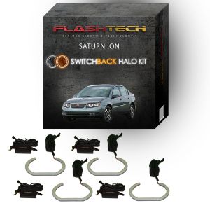 Saturn Ion White LED Halo Headlight Kit 2003-2007