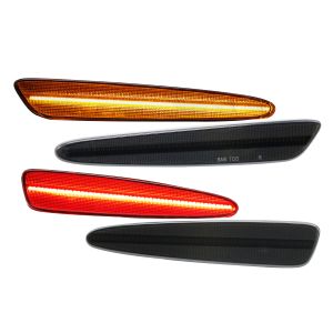2005-2013 CHEVROLET C6 CORVETTE FLASHTECH LED SIDEMARKER SET SMOKED