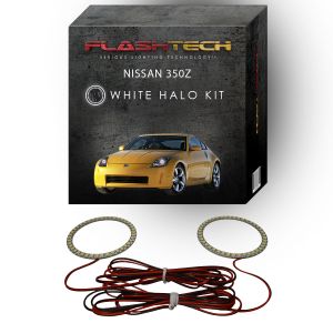 Nissan 350z White LED Halo Headlight Kit 2003-2005