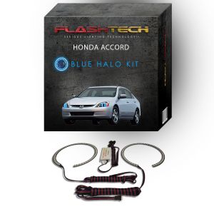Honda Accord 2003-2007 Blue LED Halo Headlight Kit