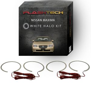 Nissan Maxima White LED Halo Headlight Kit 2002-2003