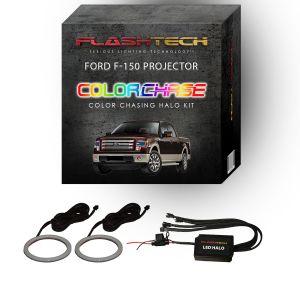 Ford F150 Projector ColorChase LED Halo Fog Light Kit 2013-2014