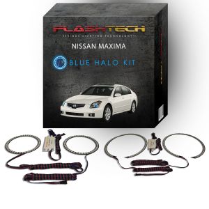 Nissan Maxima 2007-2008 Blue LED Halo Headlight Kit
