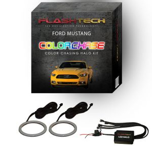 Ford Mustang ColorChase LED Halo Headlight Kit 2015-2017