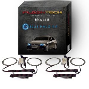 BMW 335i 2006-2008 Blue LED Halo Headlight Kit