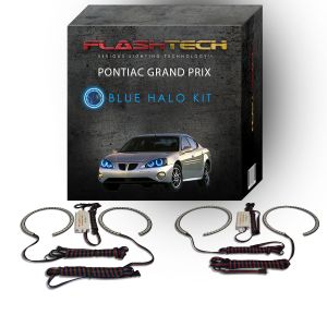 Pontiac Grand Prix 2004-2008 Blue LED Halo Headlight Kit