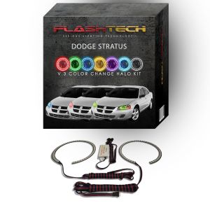 Dodge Stratus V.3 Fusion Color Change LED Halo Headlight Kit 2001-2006