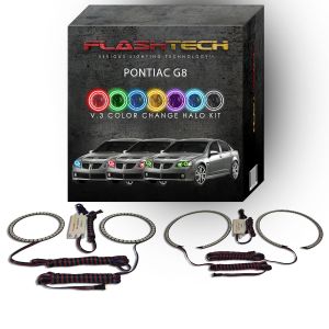Pontiac G8 V.3 Fusion Color Change LED Halo Headlight Kit 2008-2009