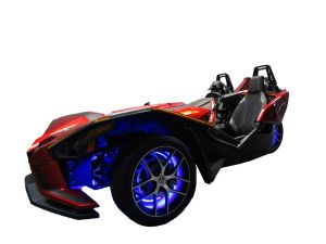 3-Wheel Polaris Slingshot 15" RGB LED Wheel Light Kit