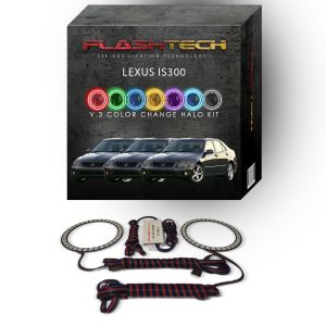 Lexus IS300 V.3 Fusion Color Change LED Halo Fog Light Kit 2001-2005