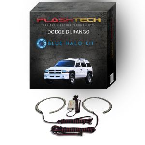 Dodge Durango 1999-2003 Blue LED Halo Headlight Kit