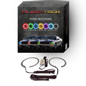 Ford Mustang V.3 Fusion Color Change LED Halo Headlight Kit 2005-2009