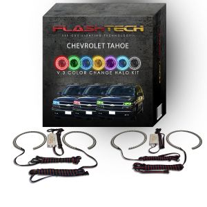 Chevrolet Tahoe V.3 Fusion Color Change LED Halo Headlight Kit 2000-2006