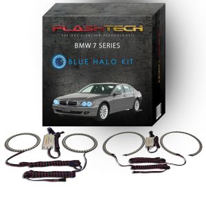 BMW 7 series 2006-2008 Blue LED Halo Headlight Kit