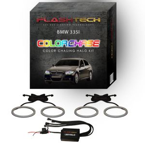 BMW 335i ColorChase LED Halo Headlight Kit 2006-2008