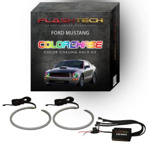 Ford Mustang ColorChase LED Halo Headlight Kit 2005-2009