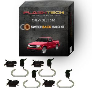 Chevrolet S-10 White LED Halo Headlight Kit 1998-2004
