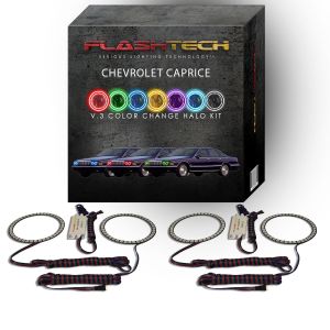 Chevrolet Caprice V.3 Fusion Color Change LED Halo Headlight Kit 1991-1996