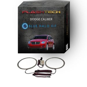 Dodge Caliber 2007-2012 Blue LED Halo Headlight Kit