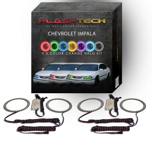 Chevrolet Impala V.3 Fusion Color Change LED Halo Headlight Kit 2000-2005