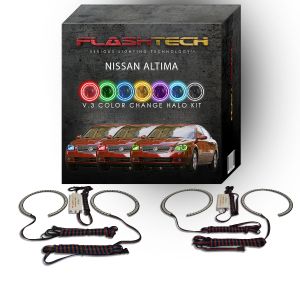 Nissan Altima V.3 Fusion Color Change LED Halo Headlight Kit 2002-2006