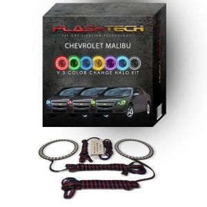 Chevrolet Malibu V.3 Fusion Color Change LED Halo Headlight Kit 2008-2012