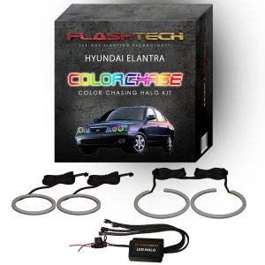 Hyundai Elantra ColorChase LED Halo Headlight Kit 2001-2003