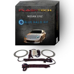 Nissan 370z 2009-2016 Blue LED Halo Headlight Kit