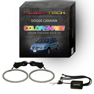 Dodge Caravan ColorChase LED Halo Headlight Kit 2001-2007