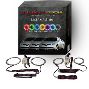 Nissan Altima Sedan V.3 Fusion Color Change LED Halo Headlight Kit 2007-2009