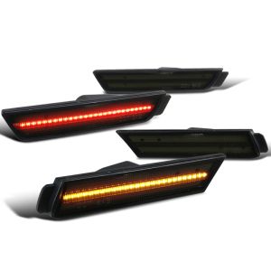 2010-2015 CHEVROLET CAMARO FLASHTECH LED SIDEMARKER SET SMOKED