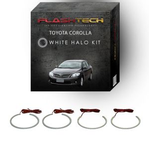 Toyota Corolla White LED Halo Headlight Kit 2011-2013