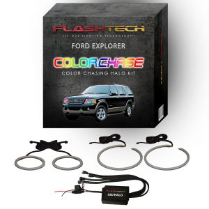 Ford Explorer ColorChase LED Halo Headlight Kit 2002-2005