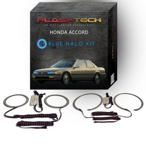 Honda Accord 1990-1993 Blue LED Halo Headlight Kit
