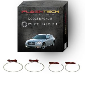 Dodge Magnum White LED Halo Headlight kit 2005-2007