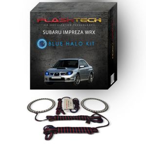 Subaru Impreza WRX 2006-2007 Blue LED Halo Headlight Kit