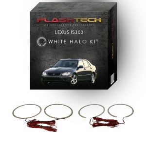 Lexus IS300 White LED Halo Headlight Kit 2001-2005