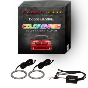 Dodge Magnum ColorChase LED Halo Fog Light Kit 2005-2008